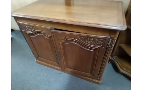 MEUBLE BAS 2 PORTES BOIS RUSTIQUE