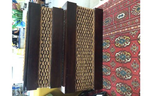 COFFRE BOIS EXOTIQUE LOT DE 2