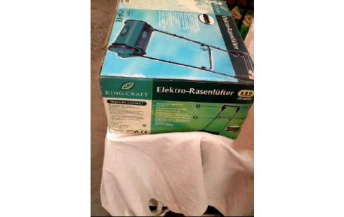 ELEKTRO-RASENLÜFTER KING CRAFT 680 NEU