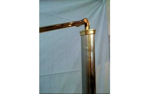 STEHLAMPE METALL GOLDF. VERSTELLBAR