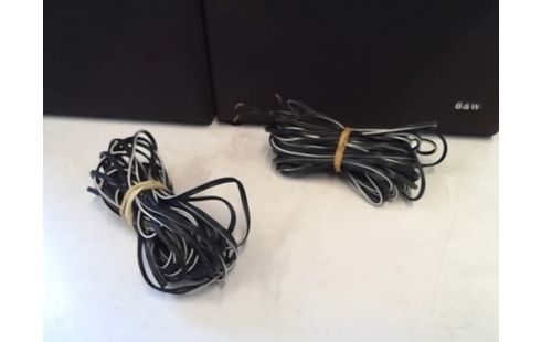 PAIRE D'ENCEINTES B&W DM110 (AVEC CABLES)