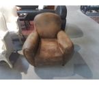 FAUTEUIL CLUB SUEDINE MARRON