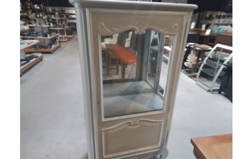 VITRINE BOIS STYLE REGENCE