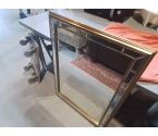 MIROIR CADRE DORE CONTOURS BISEAUTES