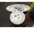 SERVICE A POISSON PORCELAINE BAVIERE
