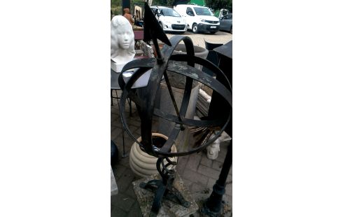 OBJET DECO DE JARDIN, , CADRAN SOLAIRE FER