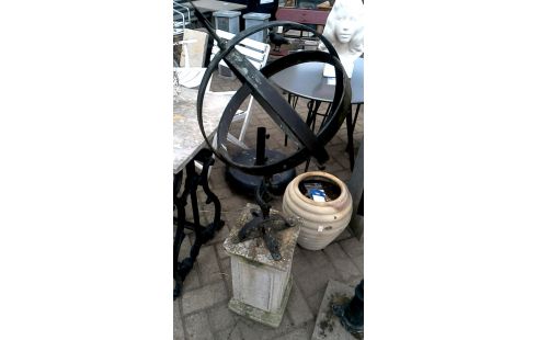 OBJET DECO DE JARDIN, , CADRAN SOLAIRE FER