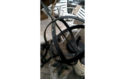 OBJET DECO DE JARDIN, , CADRAN SOLAIRE FER