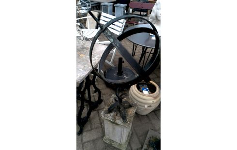OBJET DECO DE JARDIN, , CADRAN SOLAIRE FER