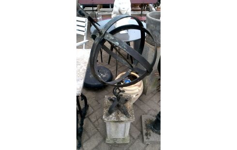 OBJET DECO DE JARDIN, , CADRAN SOLAIRE FER