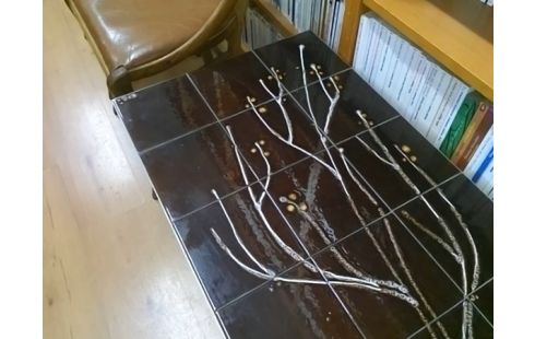 TABLE BASSE CARRELEE STYLE VALAURIS