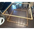 PARC PLIANT BOIS CARRE 99X99