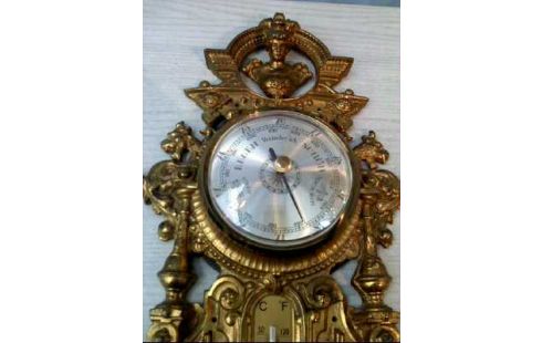 BAROMETER GOLDF. LOUIS-XVI-STIL STURM