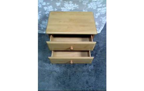 NACHTTISCH KOMMODE KLEIN HOLZ 2-SCHUBL.