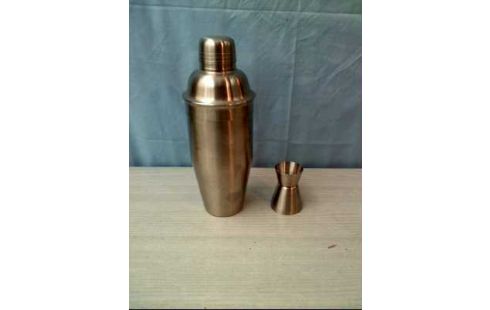 COCKTAIL SHAKER +MESSBECHER EDELSTAHL