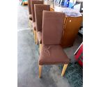 CHAISE TISSUS DÉHOUSSABLE+ HOUSSES ACC  LE LOT DE 4