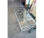 TABLE BASSE FER ET VERRE (1 ÉCLAT )