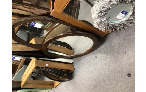 MIROIR OVALE CHENE MOYEN