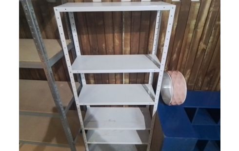 ETAGERE MÉTALLIQUE BLANCHE