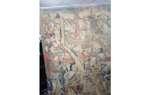 TAPISSERIE SCENE MÉDIÉVALE