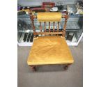 SIEGE ANCIEN VELOURS OCRE