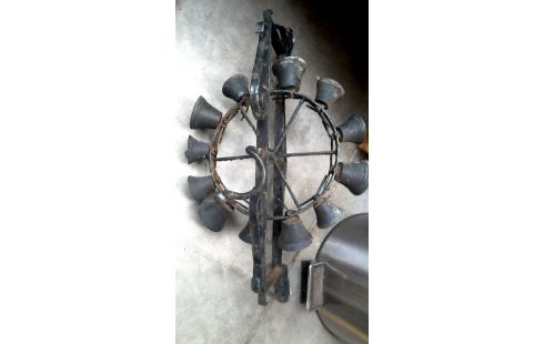 BEL KLOK IJZER ROTONDE MUURMODEL