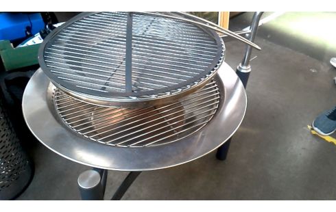 BARBECUE ROND INOX