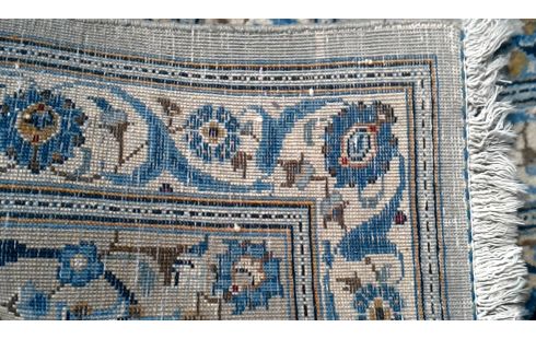 TAPIS BEIGE BLEUE