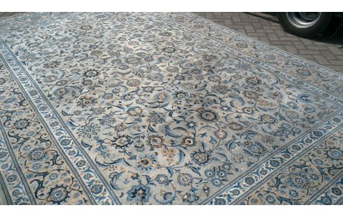 TAPIS BEIGE BLEUE