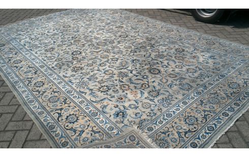 TAPIS BEIGE BLEUE