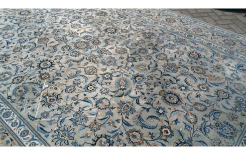 TAPIS BEIGE BLEUE