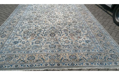 TAPIS BEIGE BLEUE