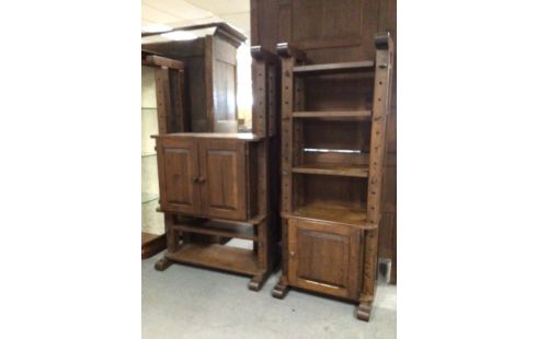 MEUBLE CHENE FONCE