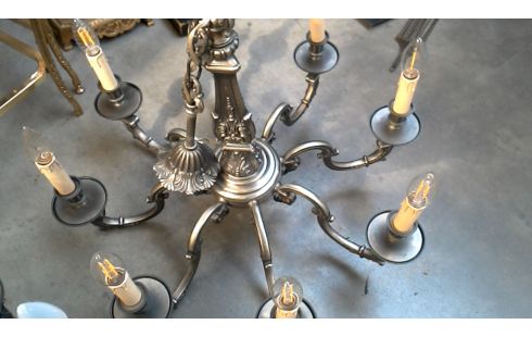 HANGLAMP 8 ARMEN BRONS