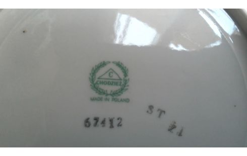 SERVICIO BLANCA PORCELANA FLOR