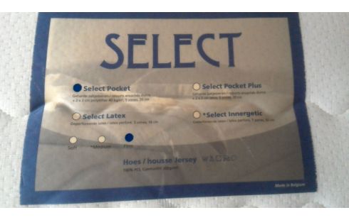 LIT 90X200 CERUSE MET, , MATELAS