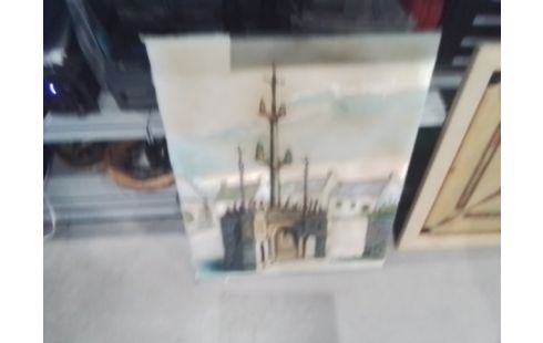 TOILE PEINTURE CALVAIRE