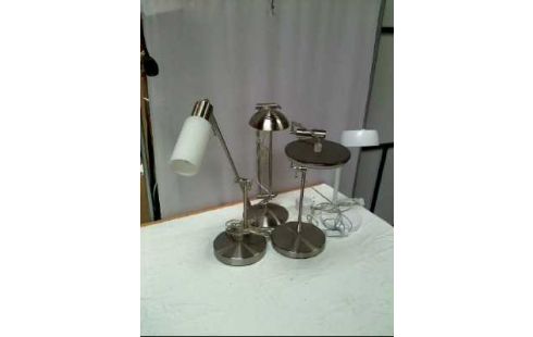 TISCHLAMPEN VERSCH. MOD. SILBER WEIß