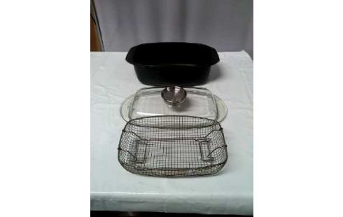 BRÄTER ALUGUSS M. EINSATZ U. GLASDECKEL