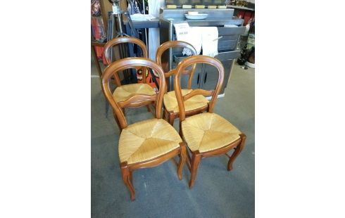 6 CHAISES STYLE LOUIS PHILIPPE