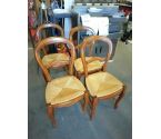 6 CHAISES STYLE LOUIS PHILIPPE
