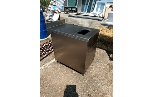 MEUBLE INOX PRO VIDE ASSIETTES