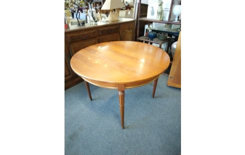 TABLE RONDE MERISIER 2 ALLONGES