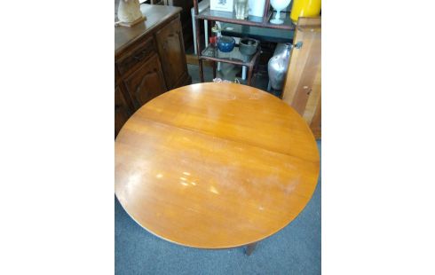 TABLE RONDE MERISIER 2 ALLONGES