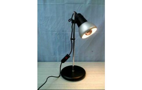 TISCHLAMPE METALL SCHWARZ SILBERF.
