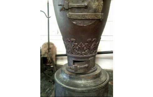 VASENOFEN GUSSEISEN ANTIK ORNAMENTE