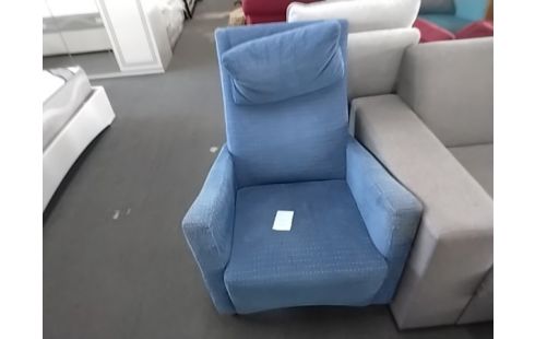 FAUTEUIL TISSU BLEU