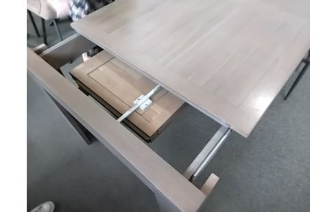 TABLE MODERNE 2 ALLONGES CROZATIER