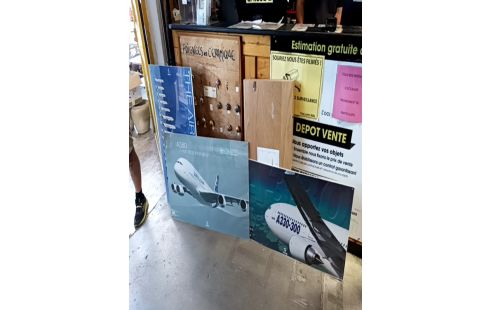 AFFICHE PUBLICITAIRE AVIONS