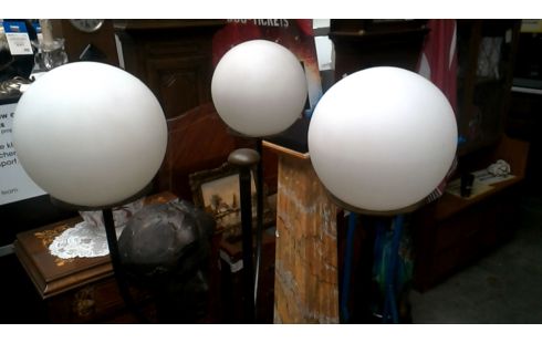 STEHLAMPE 1 SCHMIEDEEISEN KUPFER
